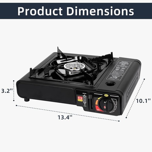 Portable gas camping stove - portable,