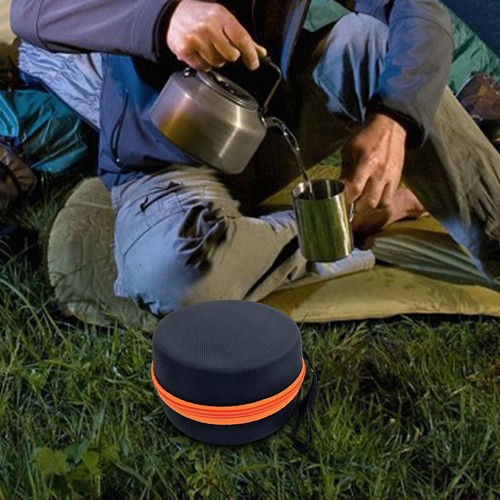 Camp stove carrying case - stove, round