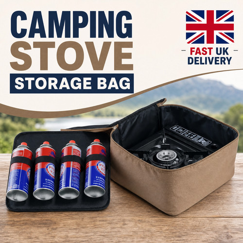 Portable camping stove storage - camping,
