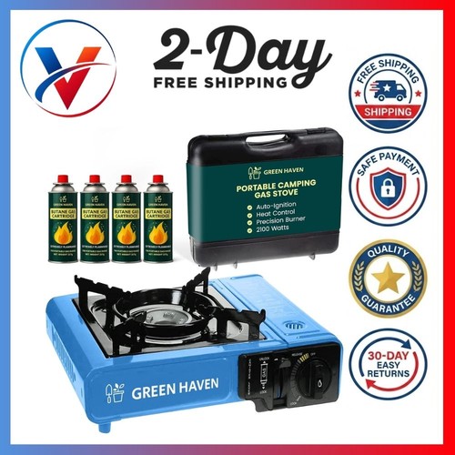 Portable camping gas stove - gas,