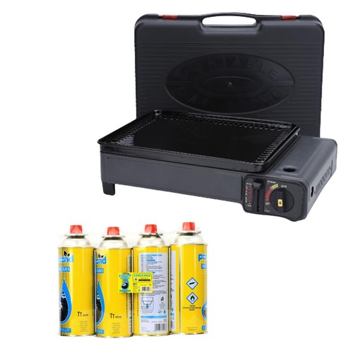 Portable gas camping stove - portable,