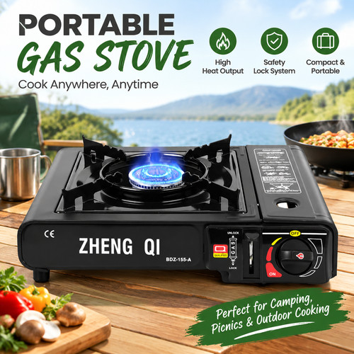 Portable camping gas stove - camping,
