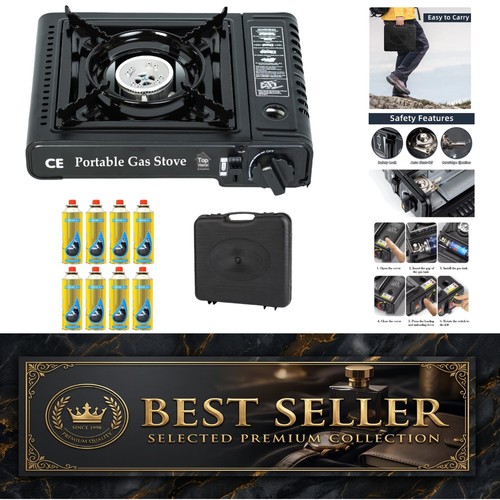Camping stove portable gas - -,