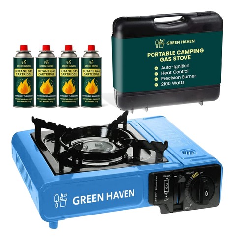 Portable camping gas stove - camping,
